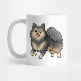 Dog - Pomeranian - Black and Tan Mug